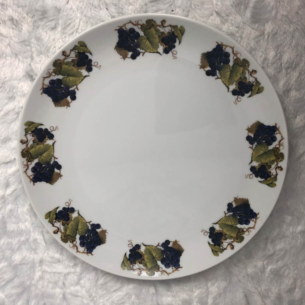 House of Prill Procelain Dinner Plate & Custard - Picture 3 of 4